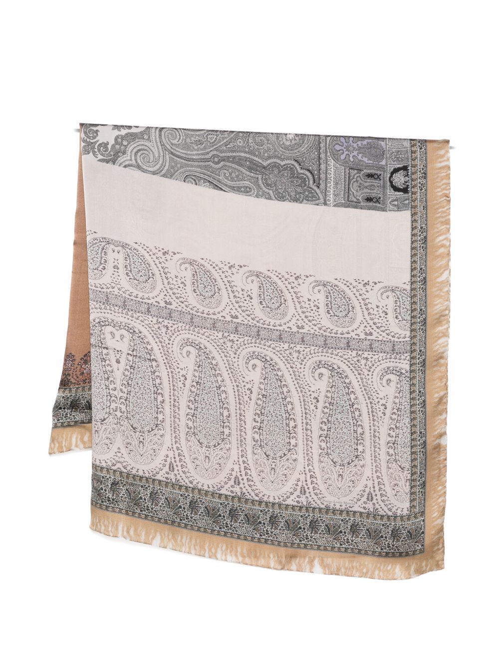 Pierre Louis Mascia Scarfs Kaki Silk
