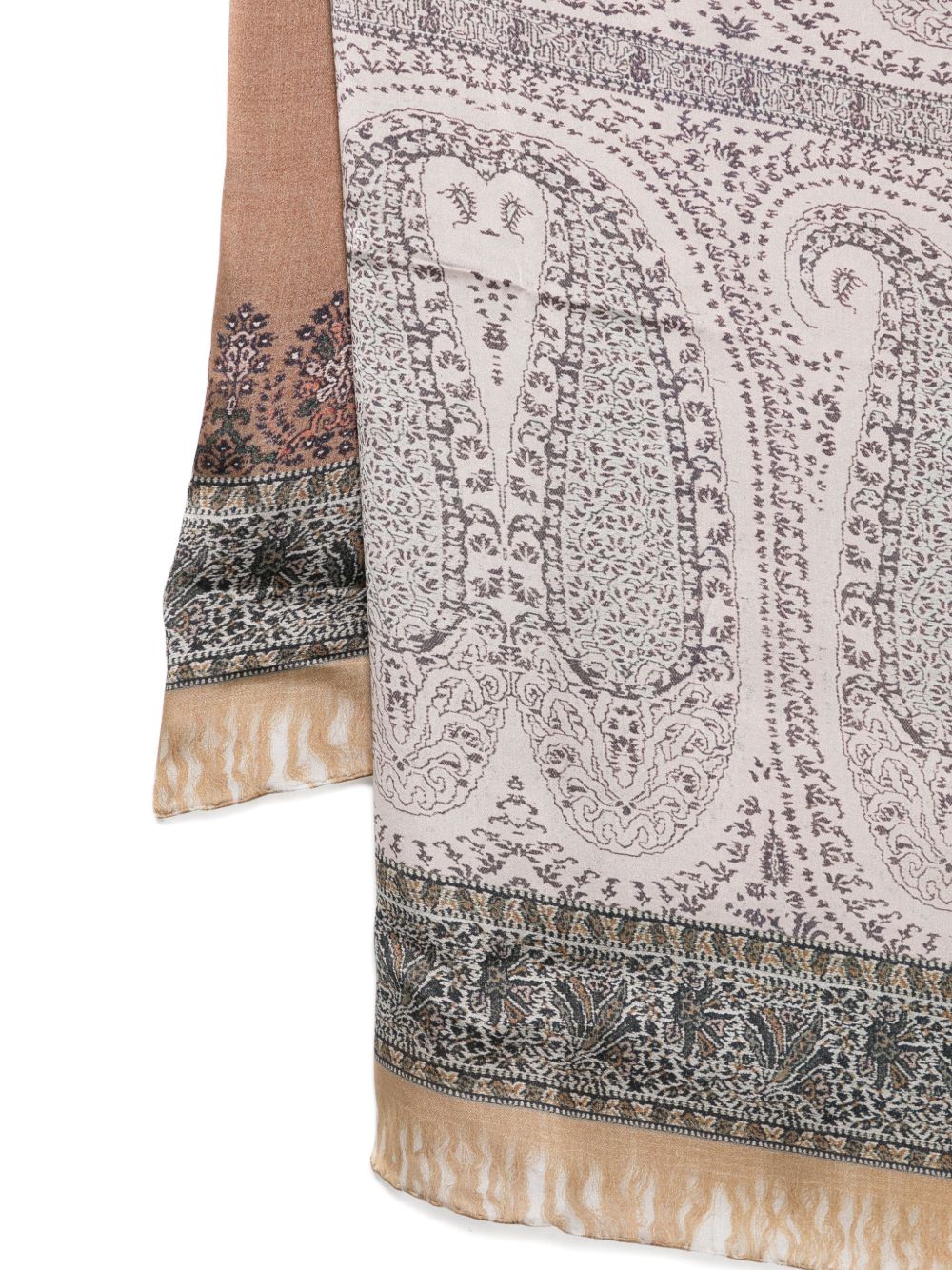 Pierre Louis Mascia Scarfs Kaki Silk