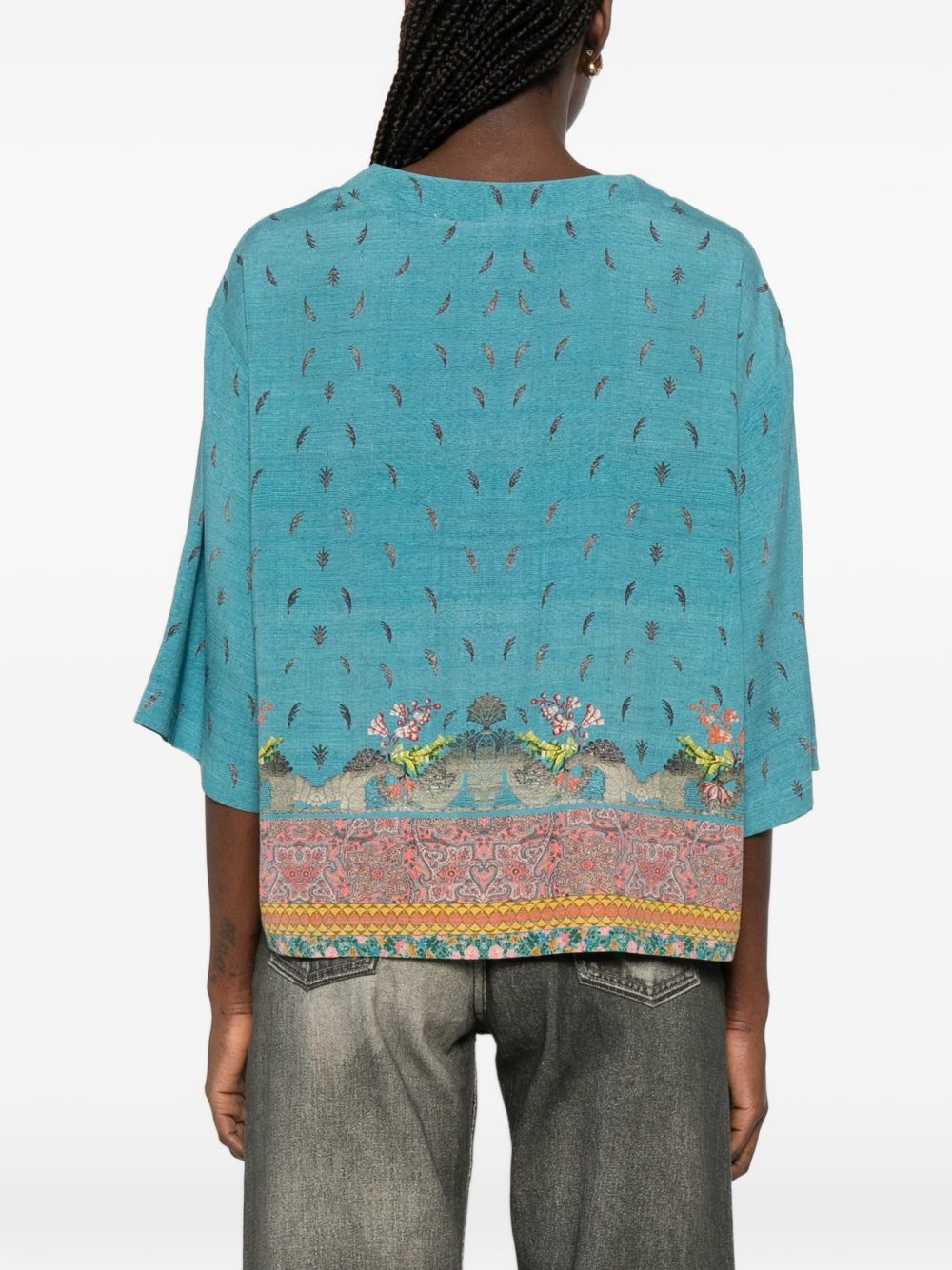Pierre Louis Mascia Shirts Clear Blue Silk