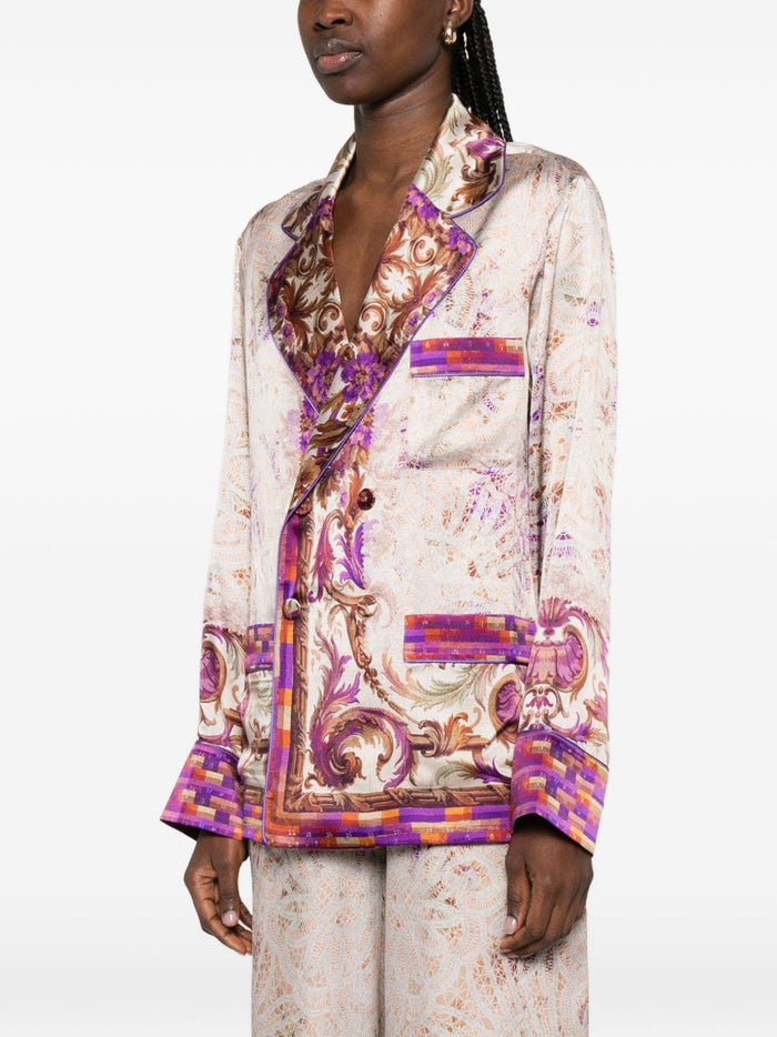Pierre Louis Mascia Jackets Pink Silk