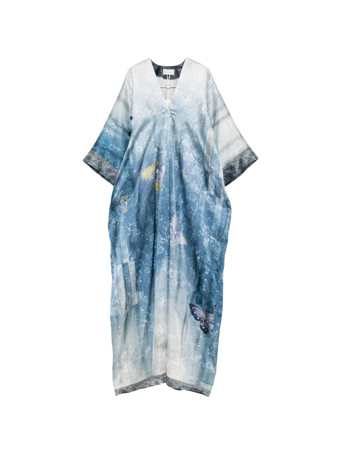 Pierre Louis Mascia Dresses Clear Blue Silk