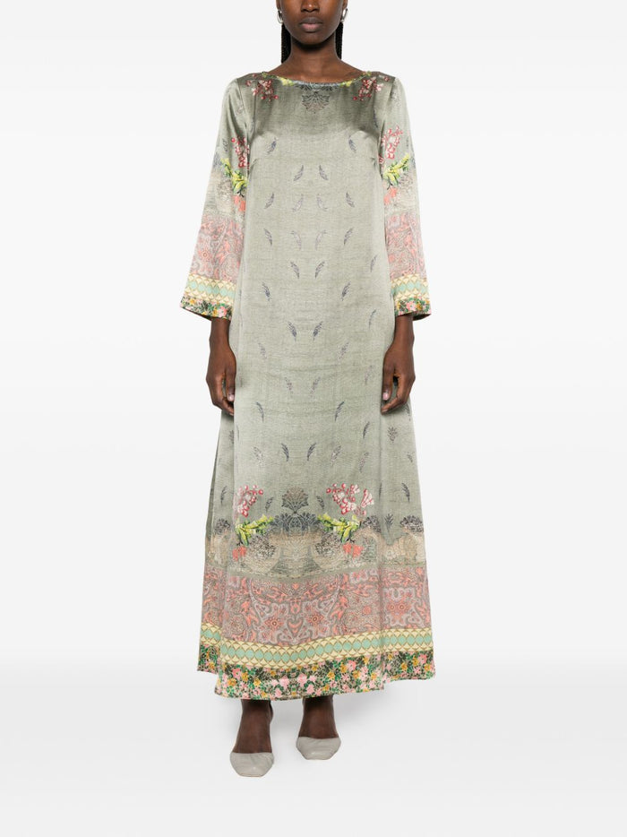 Pierre Louis Mascia Dresses Kaki Silk