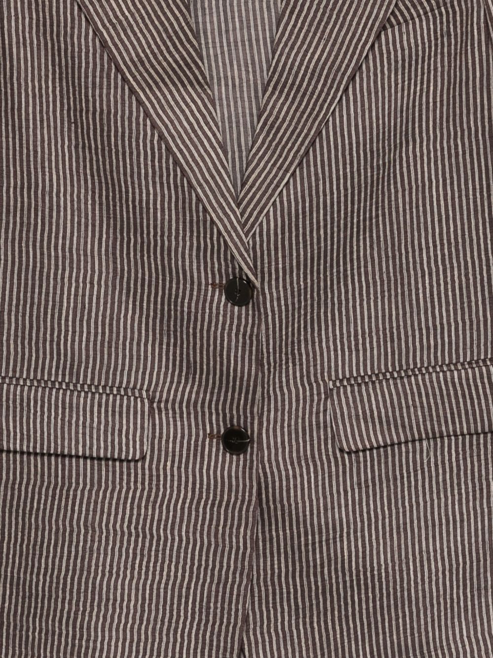 Alysi Jackets Brown Linen Nylon