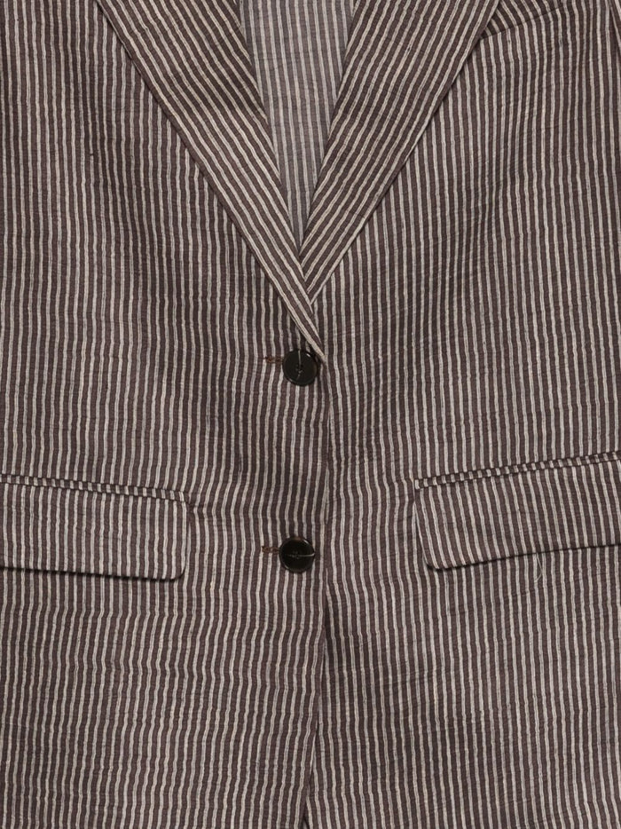 Alysi Jackets Brown Linen Nylon