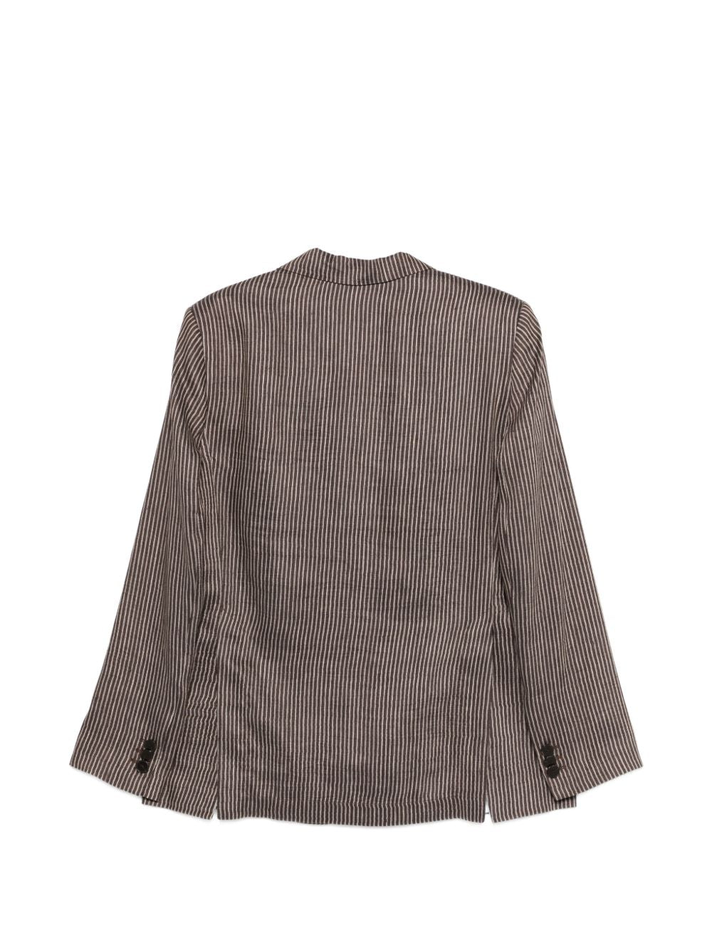 Alysi Jackets Brown Linen Nylon