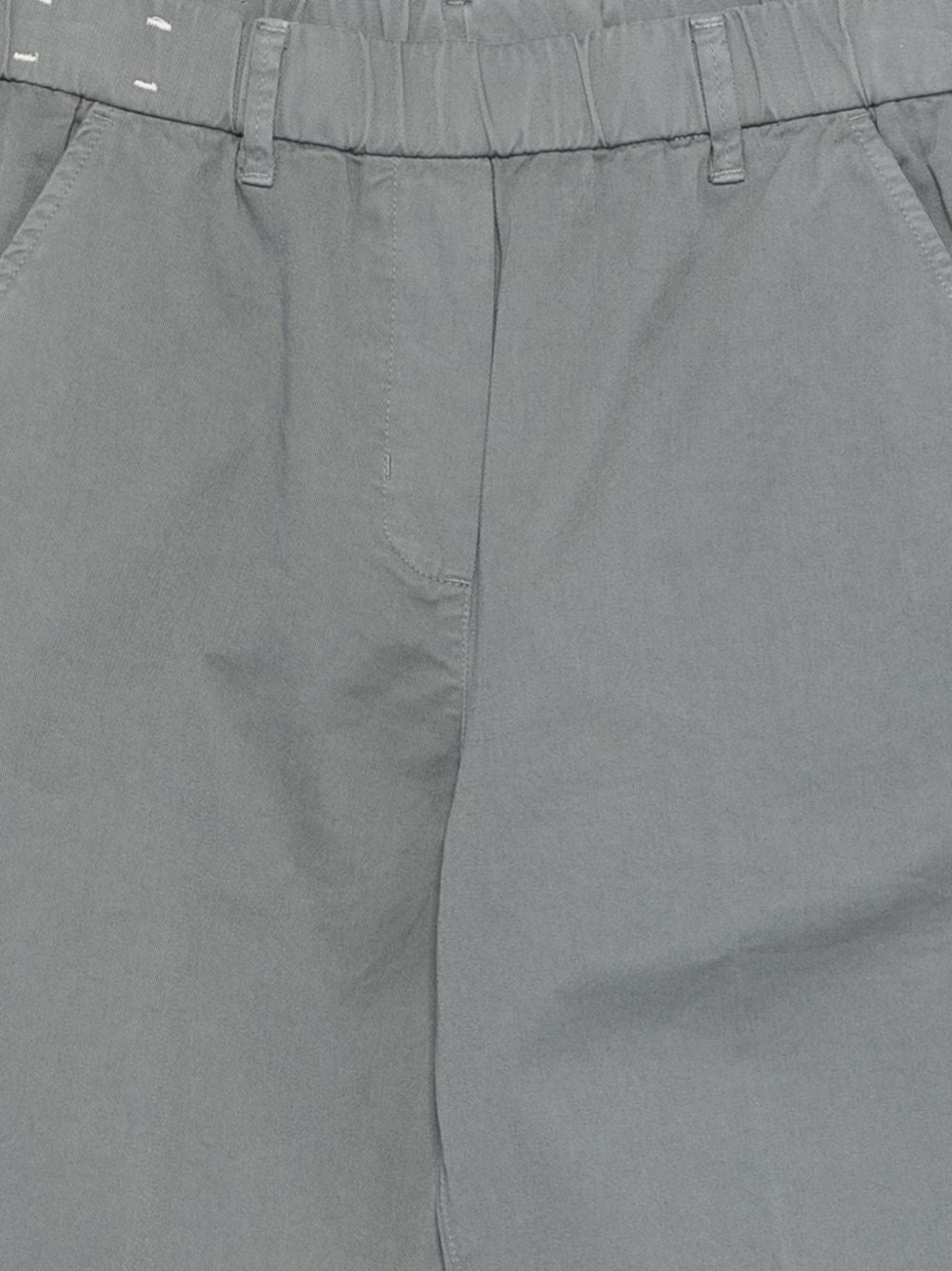 Alysi Trousers Grey Cotton