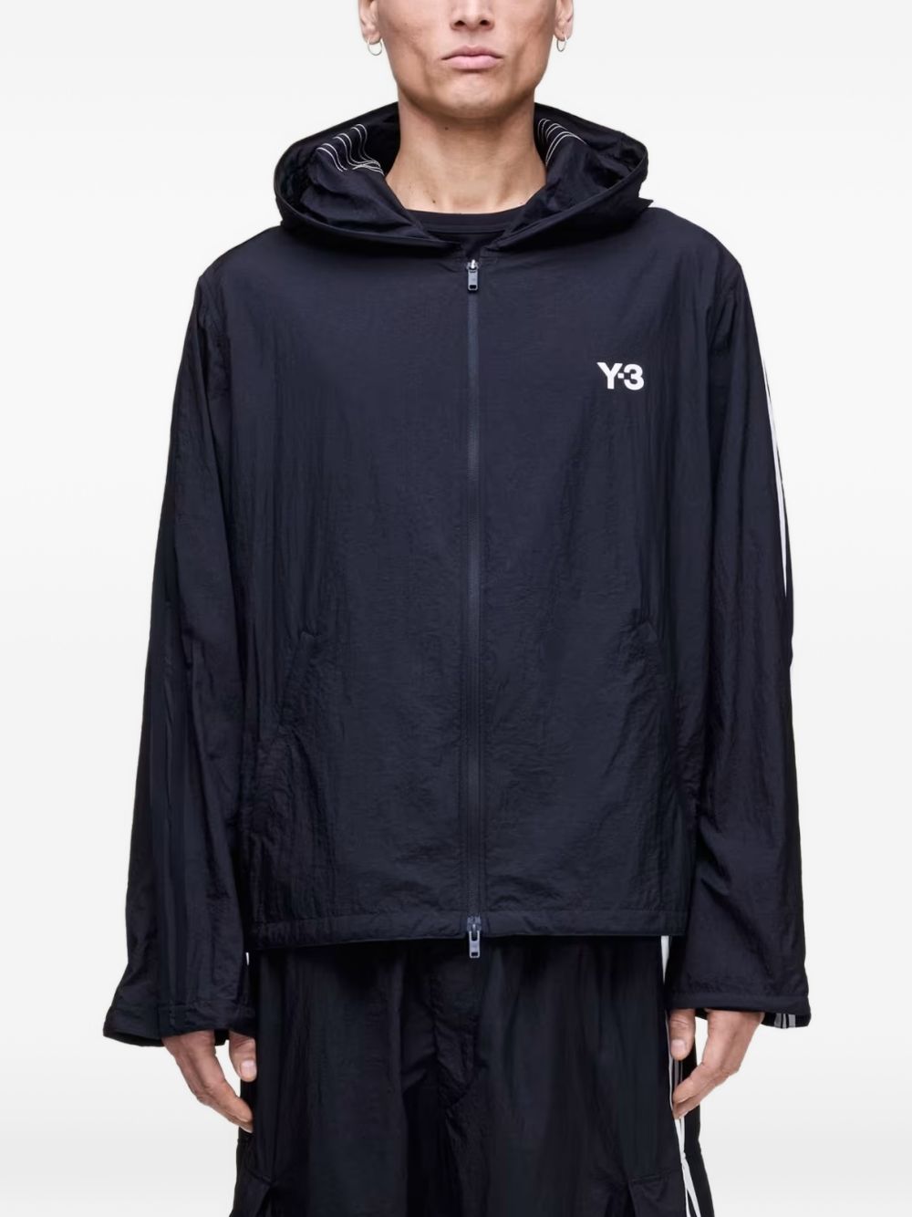 Y-3 Sweaters Black Polyamide