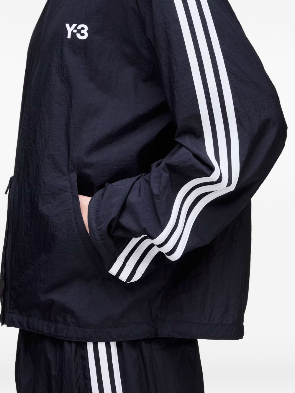 Y-3 Sweaters Black Polyamide