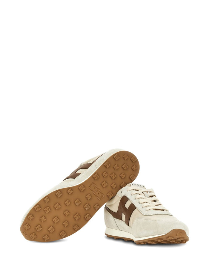 Hogan Sneakers Beige Outer: Polyamide