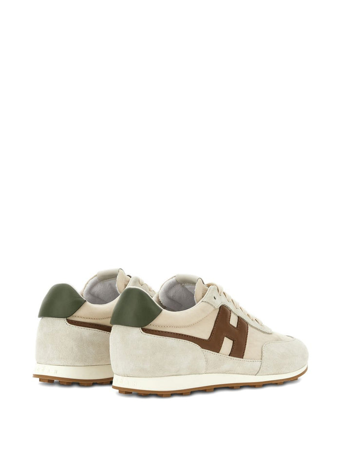 Hogan Sneakers Beige Outer: Polyamide