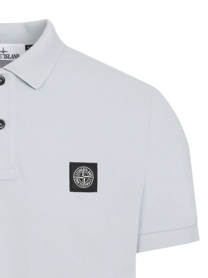 Stone Island T-shirts and Polos Clear Blue Elastan
