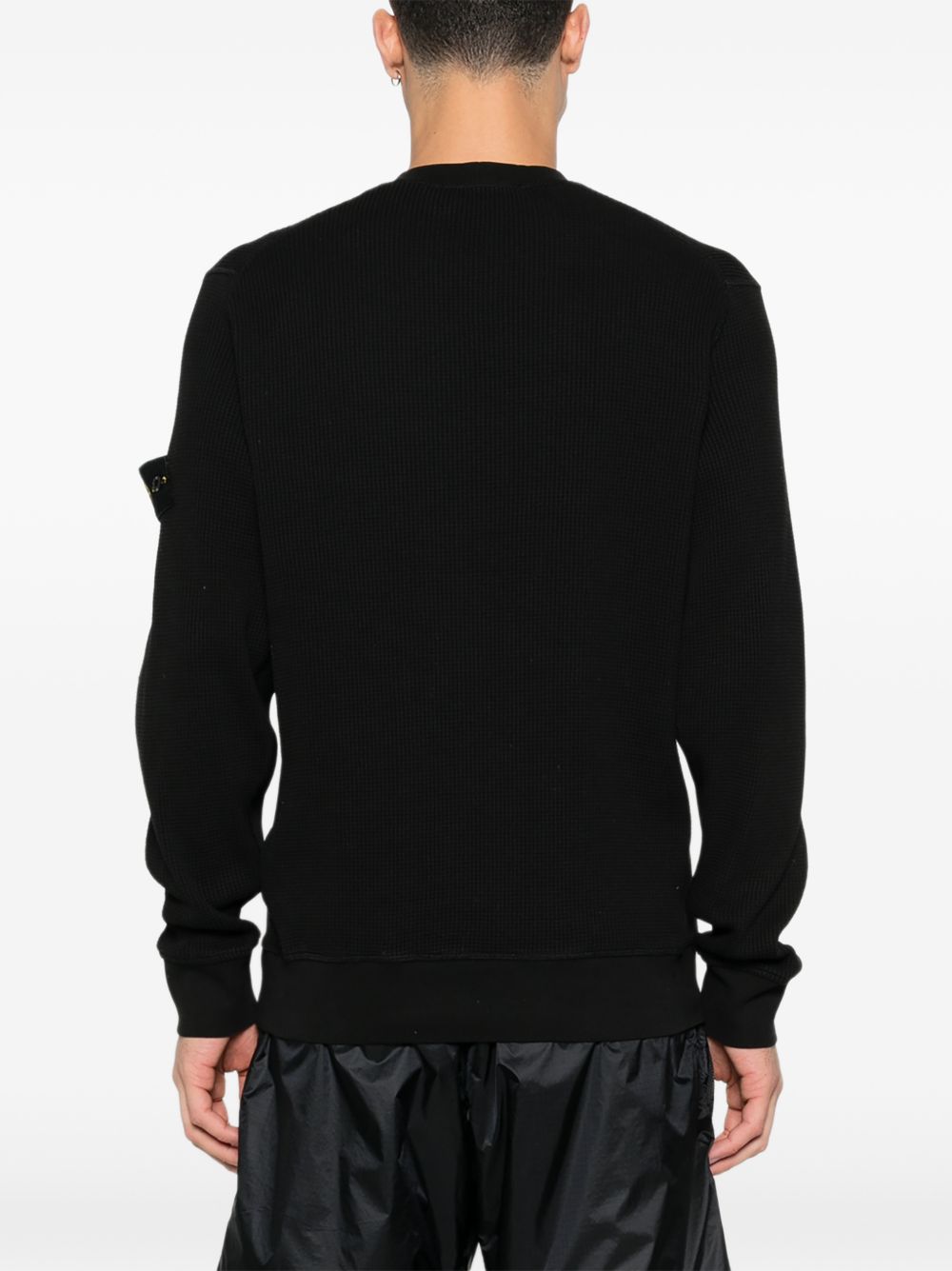 Stone Island Sweaters Black Cotone