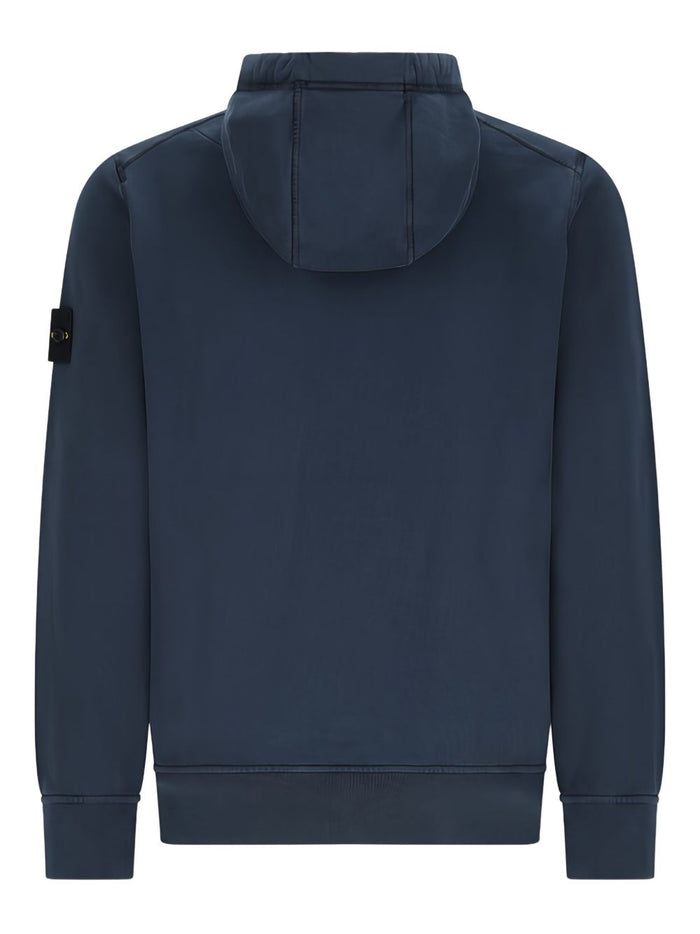 Stone Island Sweaters Blue Cotone