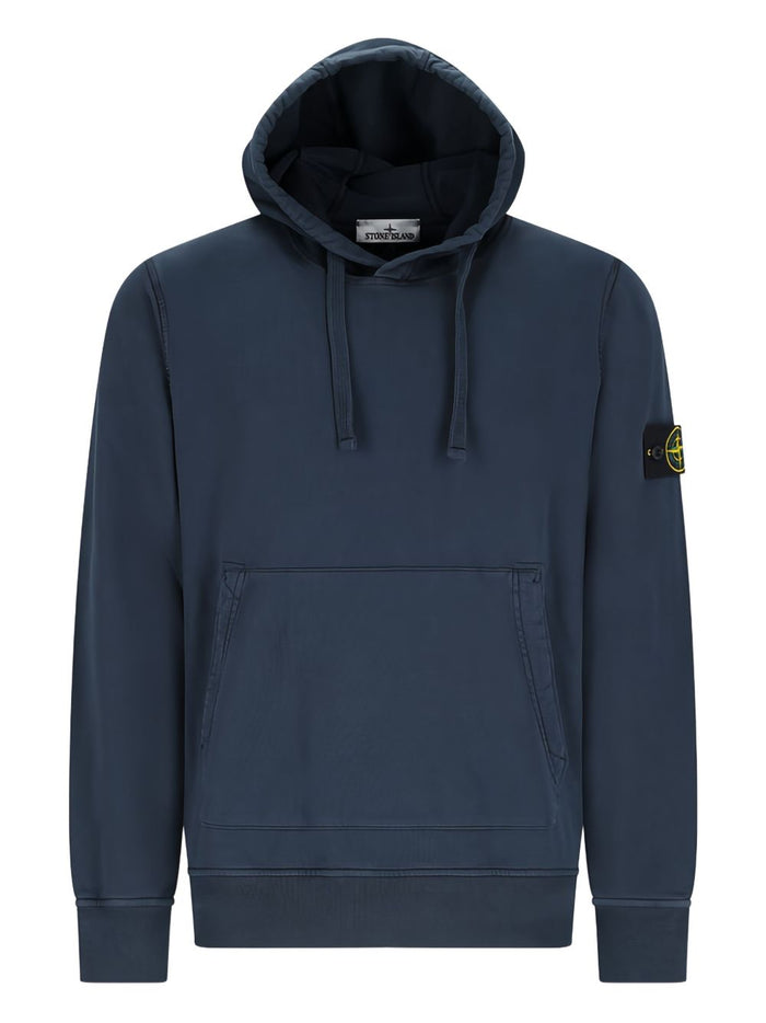 Stone Island Sweaters Blue Cotone