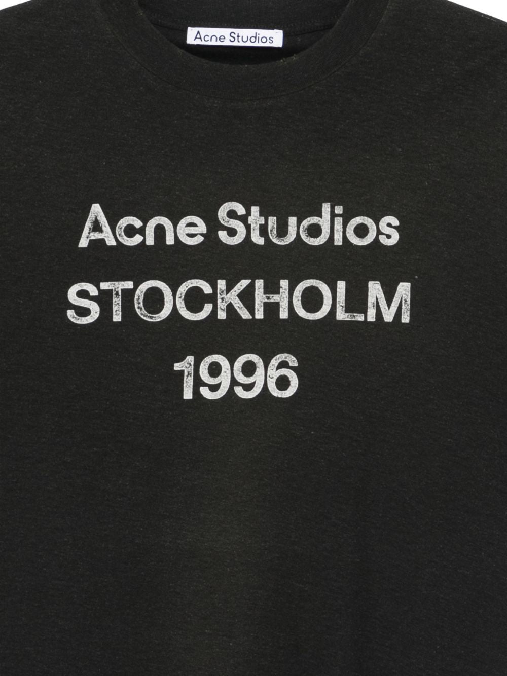 Acne Studios T-Shirts And Polos Black Cotton