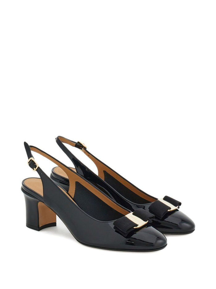Ferragamo With Heel Black Upper: Bos Taurus