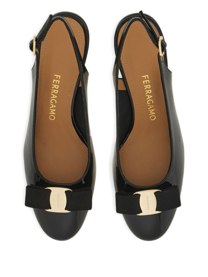 Ferragamo With Heel Black Upper: Bos Taurus