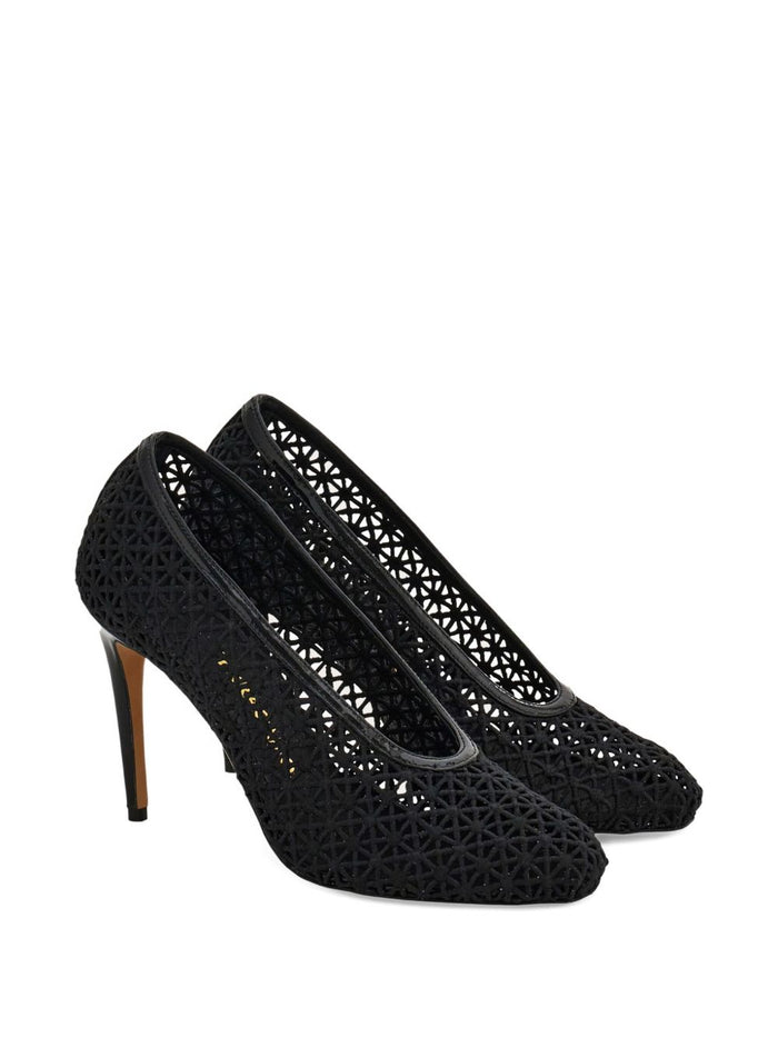 Ferragamo With Heel Black Upper: Bos Taurus Fabric