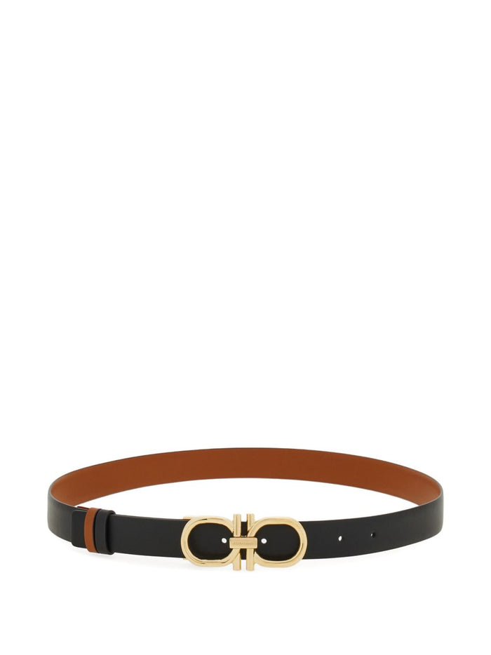 Ferragamo Belts Black Calf Leather