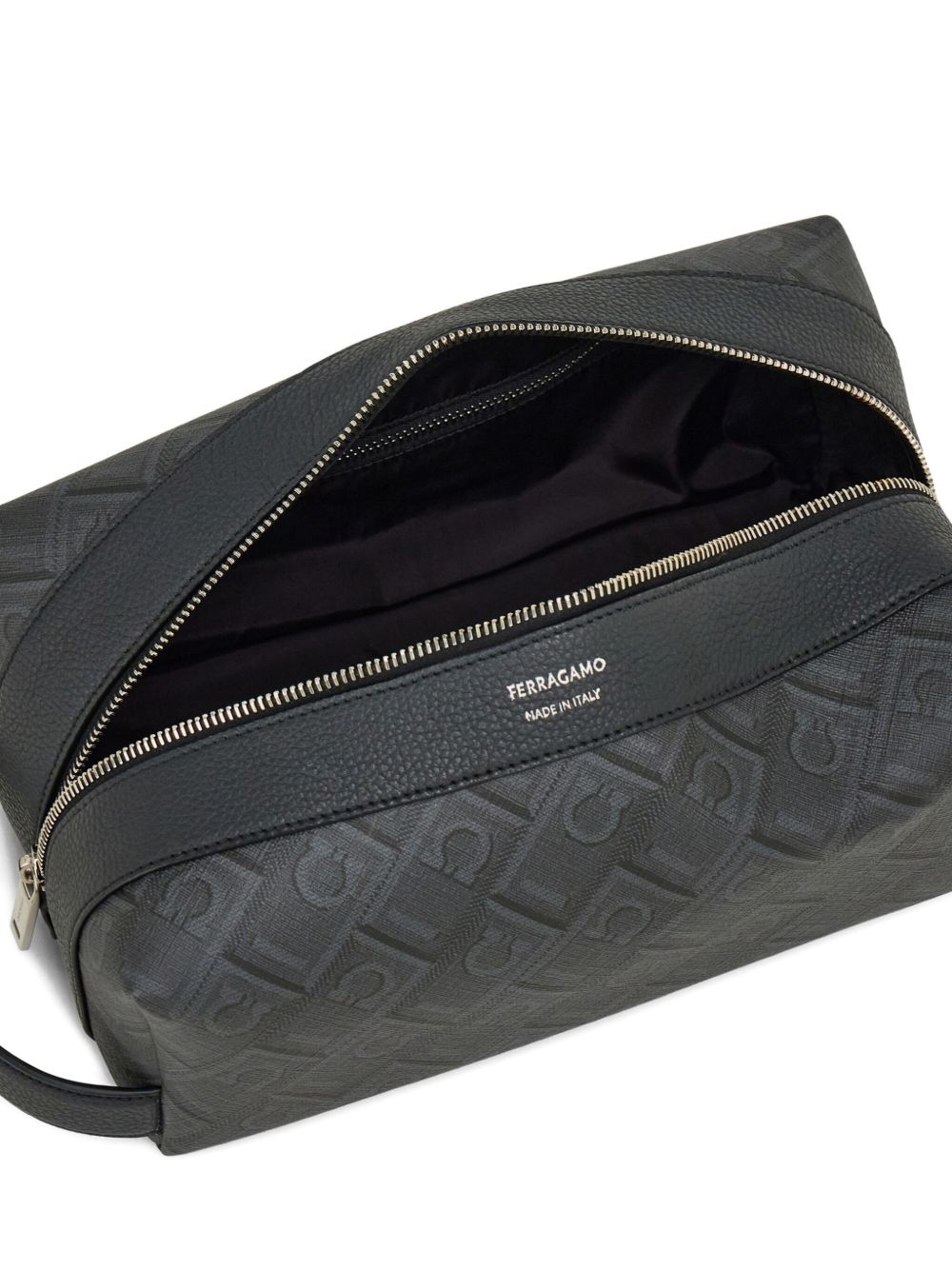 Ferragamo Wallets Black Fabric Calf Leather