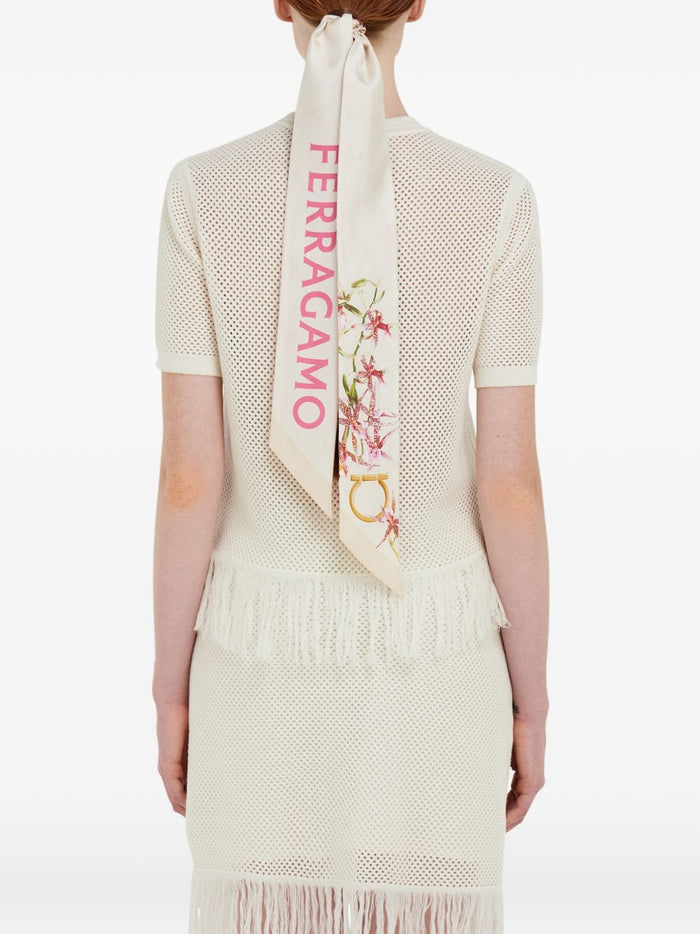 Ferragamo Scarfs Powder Silk