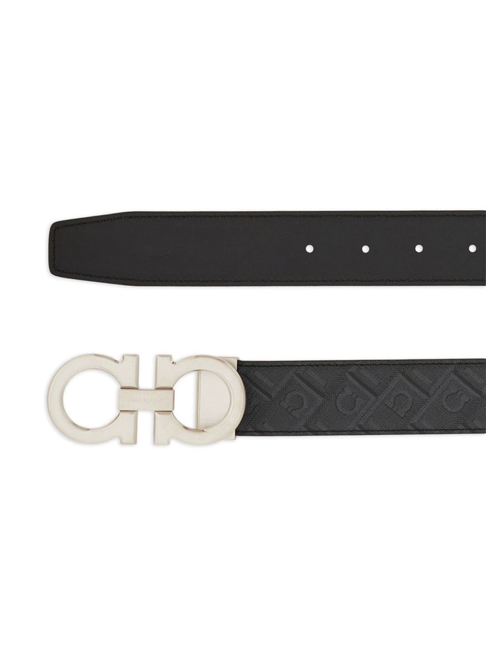 Ferragamo Belts Grey Calfskin