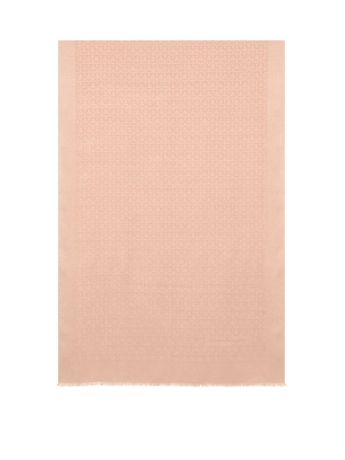 Ferragamo Scarfs Pink Silk