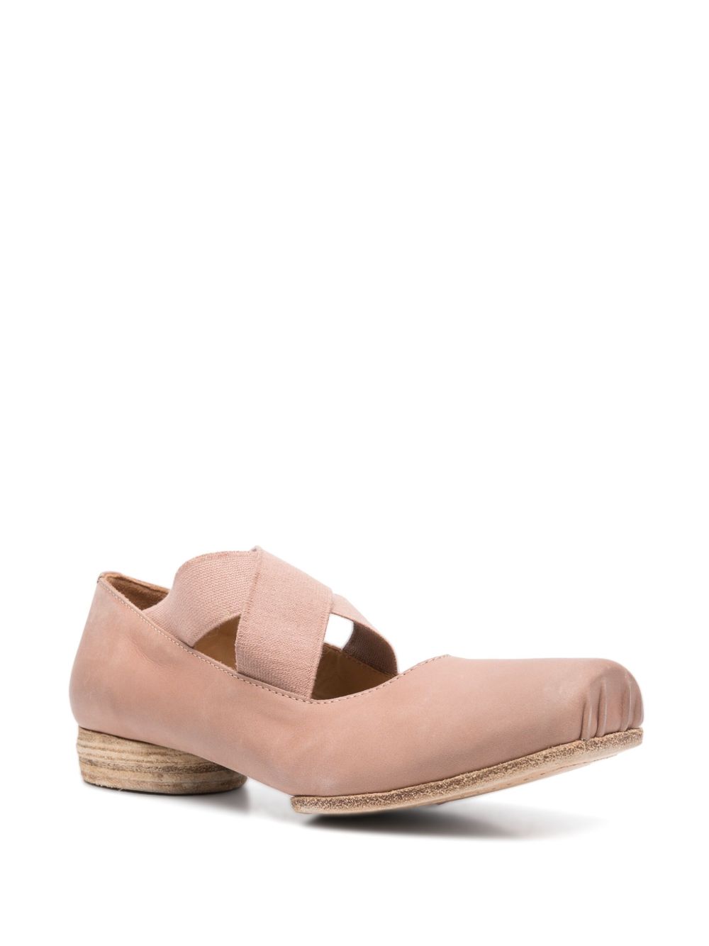 Uma Wang Flat Shoes Powder Calf Laether
