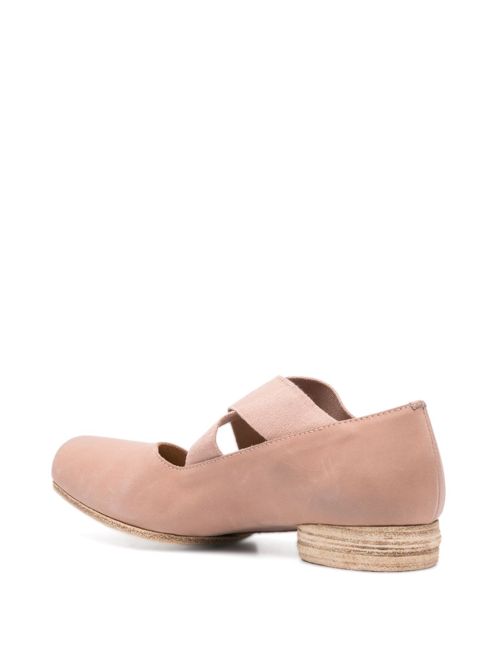 Uma Wang Flat Shoes Powder Calf Laether