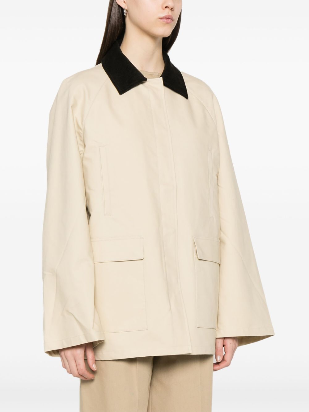 TOTEME MAIN Jackets Beige Organic Cotton