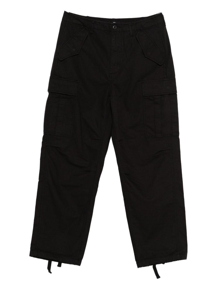 Stussy Trousers Black Cotton