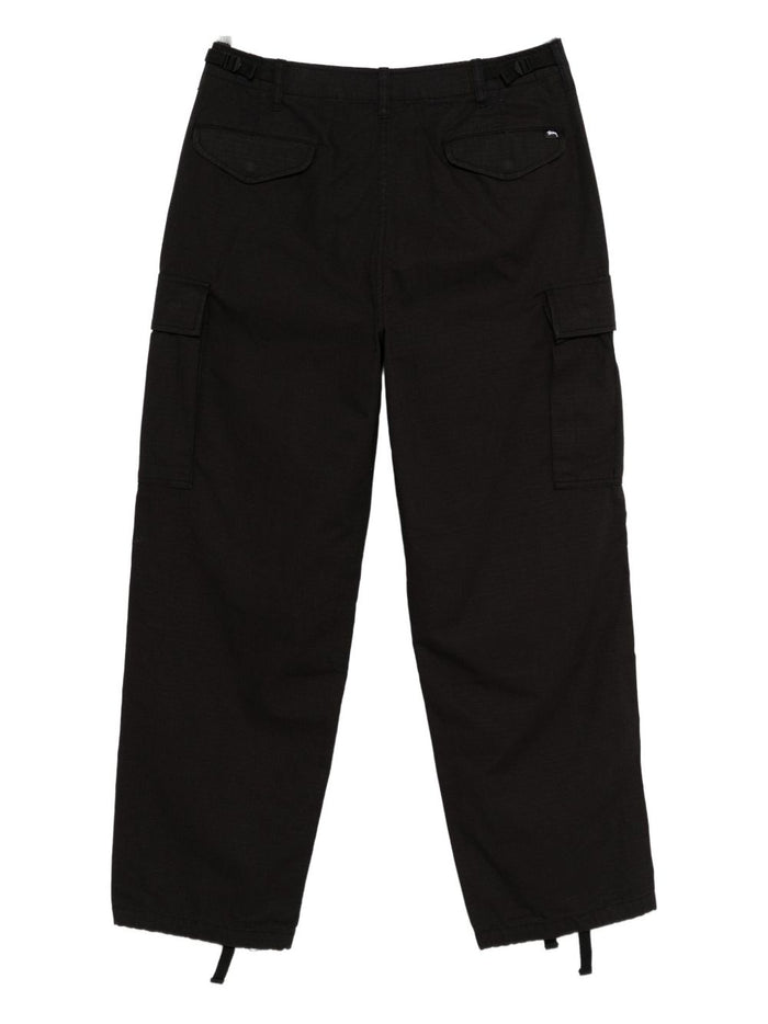Stussy Trousers Black Cotton