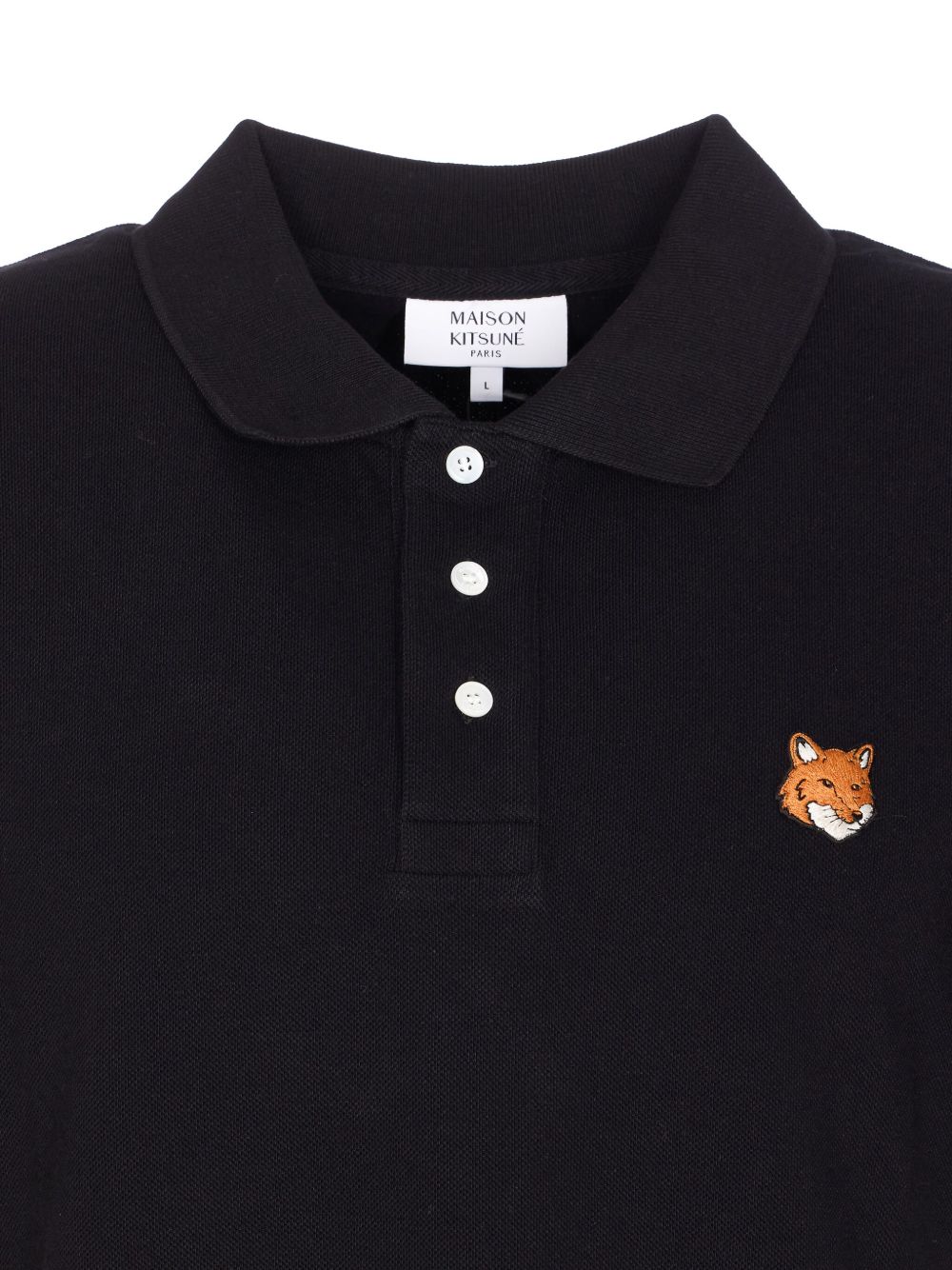 Maison Kitsune T-Shirts And Polos Black Cotton