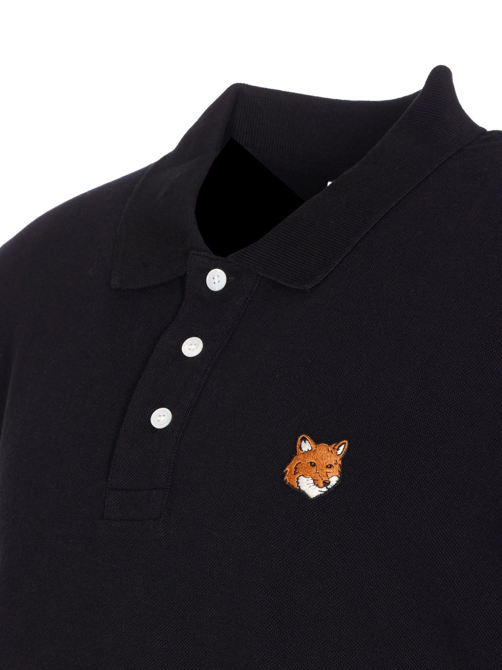 Maison Kitsune T-Shirts And Polos Black Cotton