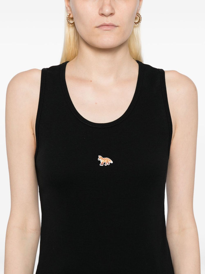 MAISON KITSUNE Top Black Cotton