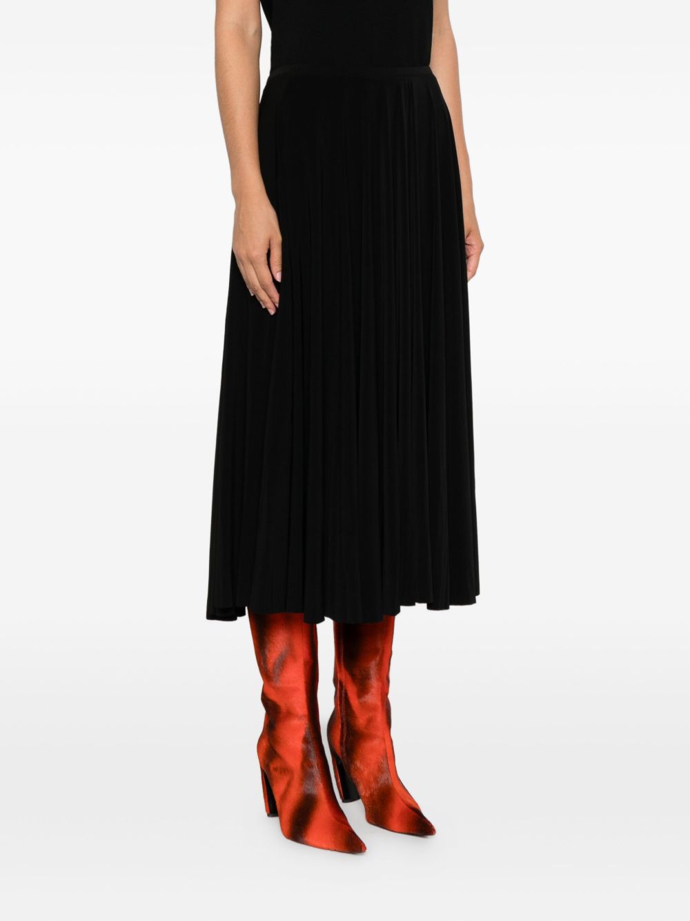 Norma Kamali Skirts Black Polyester Elastane