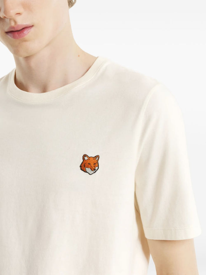 MAISON KITSUNE T-shirts and Polos Beige Cotton