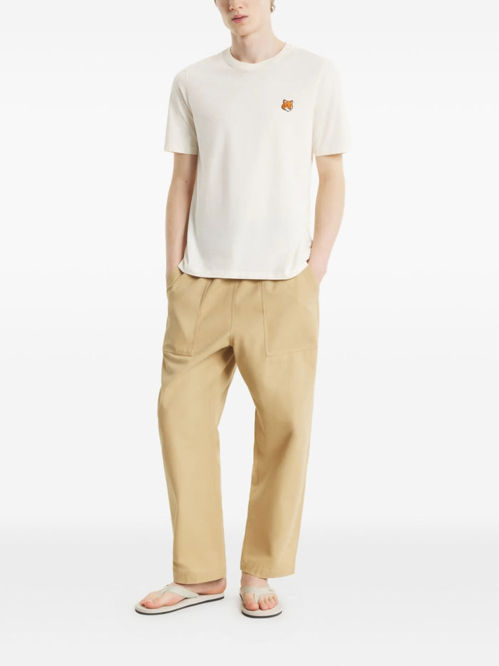 MAISON KITSUNE T-shirts and Polos Beige Cotton