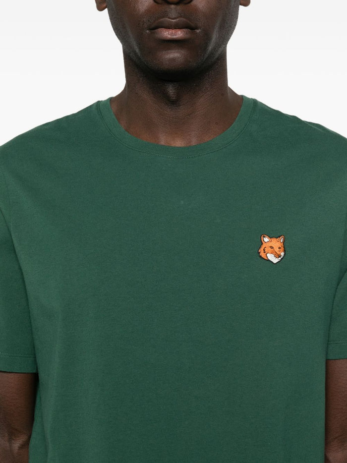 MAISON KITSUNE T-shirts and Polos Green Organic Cotton