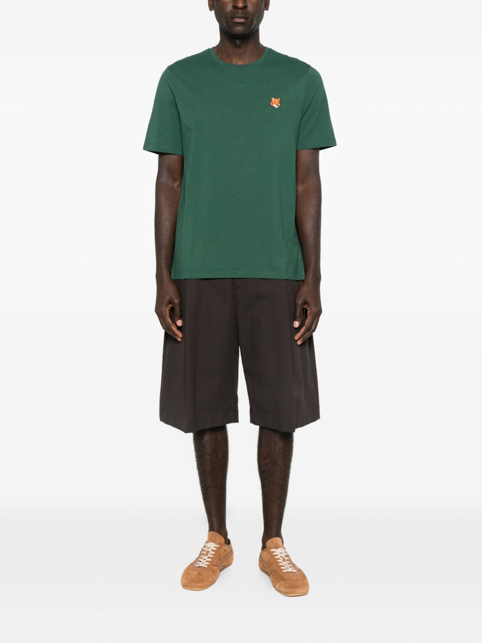 MAISON KITSUNE T-shirts and Polos Green Organic Cotton