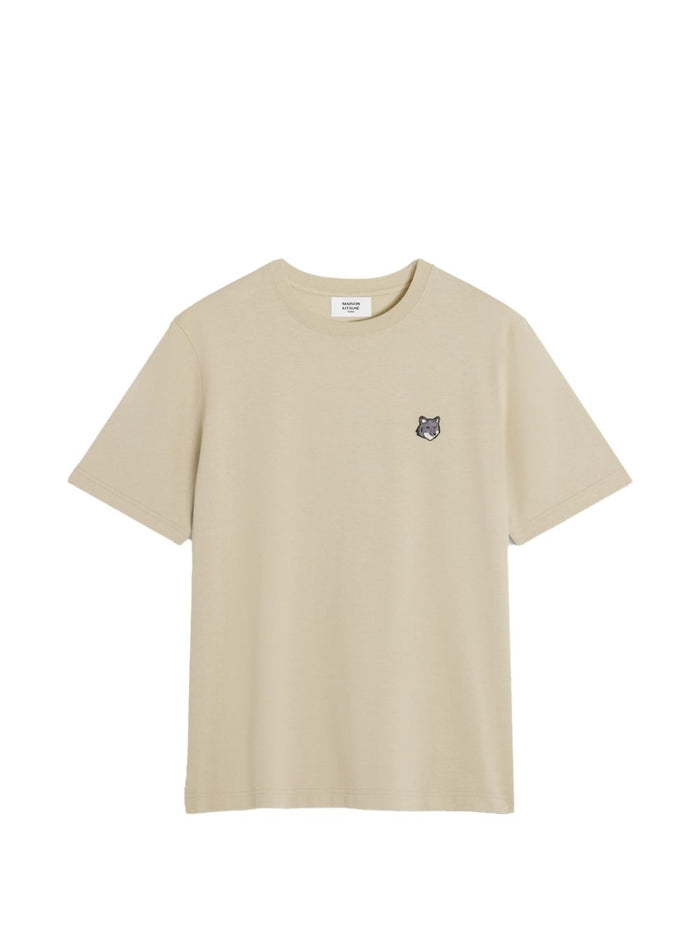 MAISON KITSUNE T-shirts and Polos Beige Organic Cotton