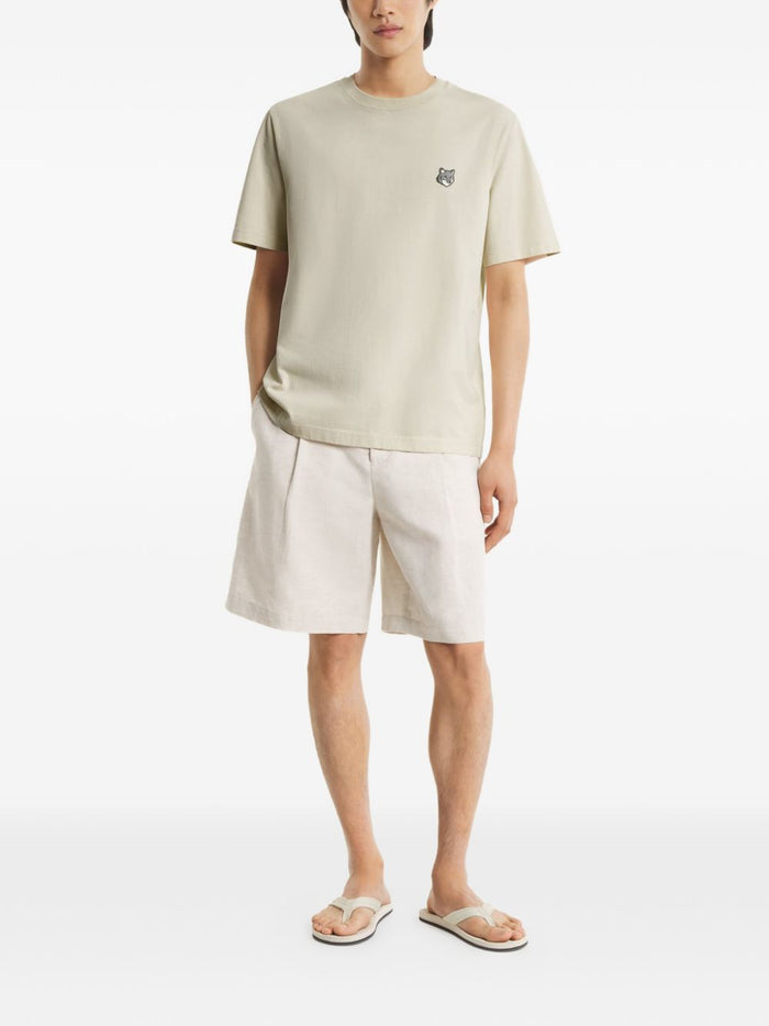 MAISON KITSUNE T-shirts and Polos Beige Organic Cotton