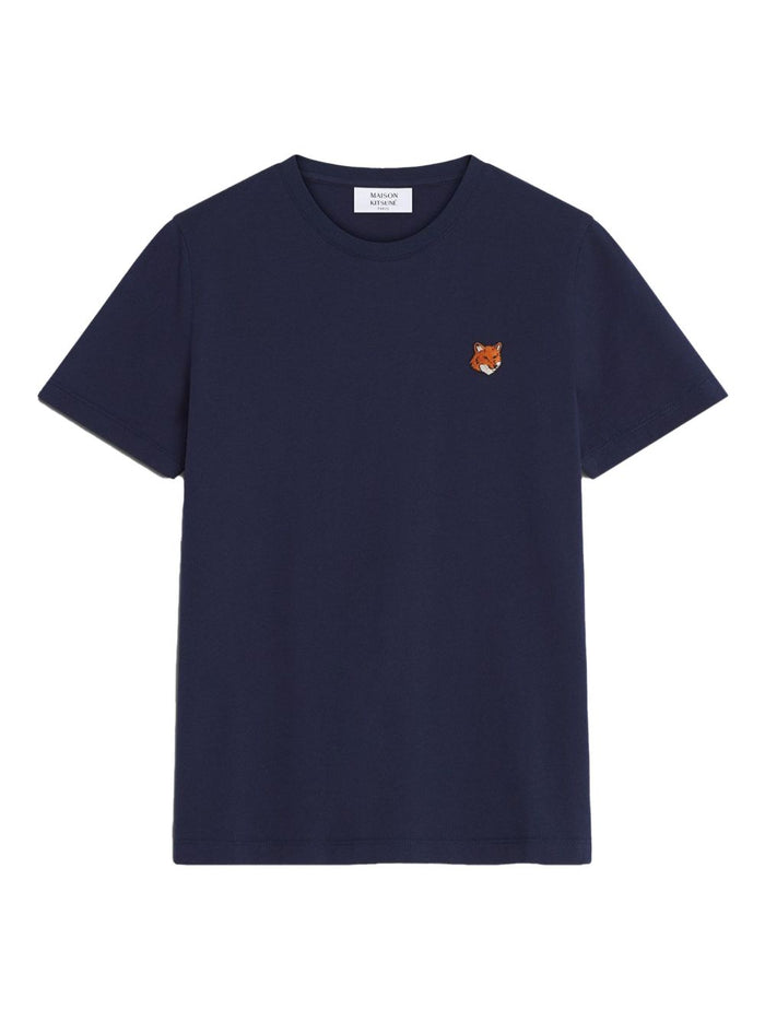 MAISON KITSUNE T-shirts and Polos Blue Cotton