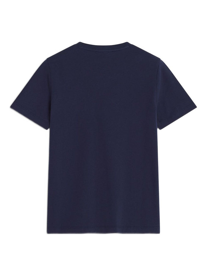 MAISON KITSUNE T-shirts and Polos Blue Cotton