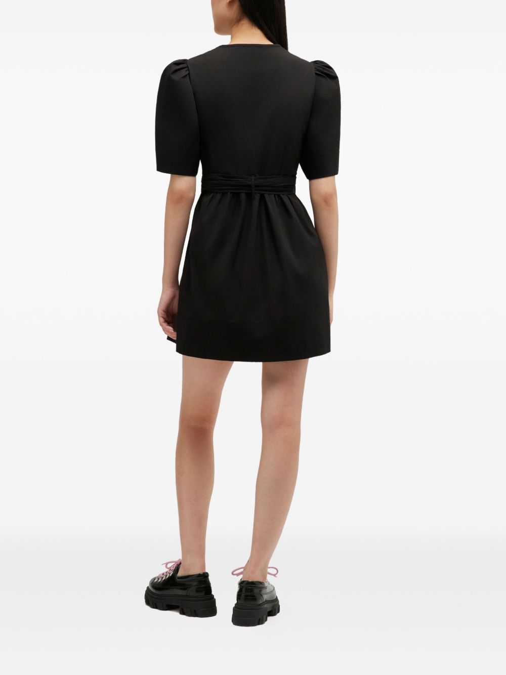GANNI Dresses Black Organic Cotton