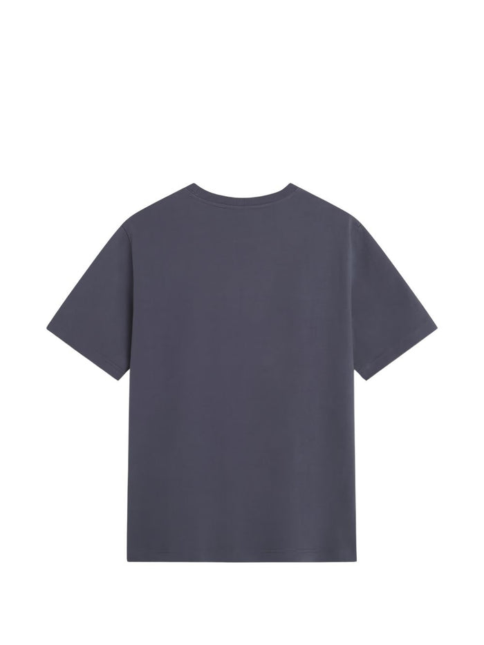 MAISON KITSUNE T-shirts and Polos Blue Organic Cotton