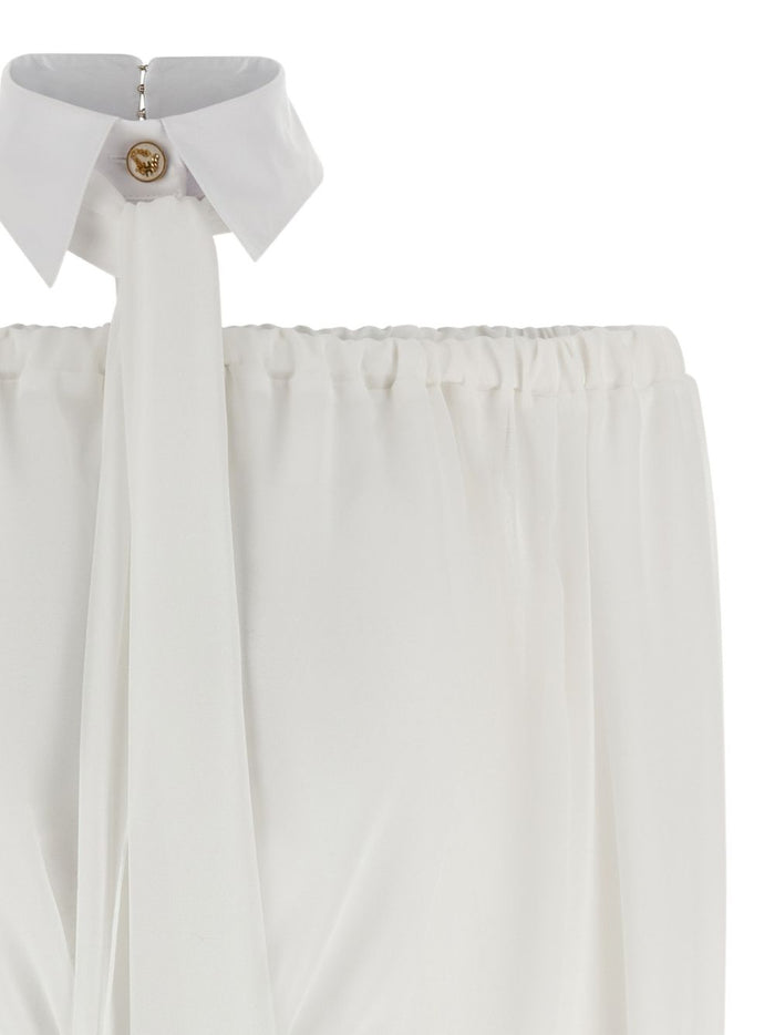 Elisabetta Franchi Shirts Ivory Polyester