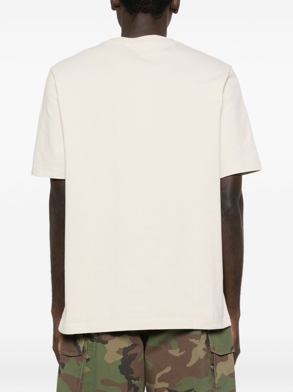 MAISON KITSUNE T-shirts and Polos Beige Organic Cotton