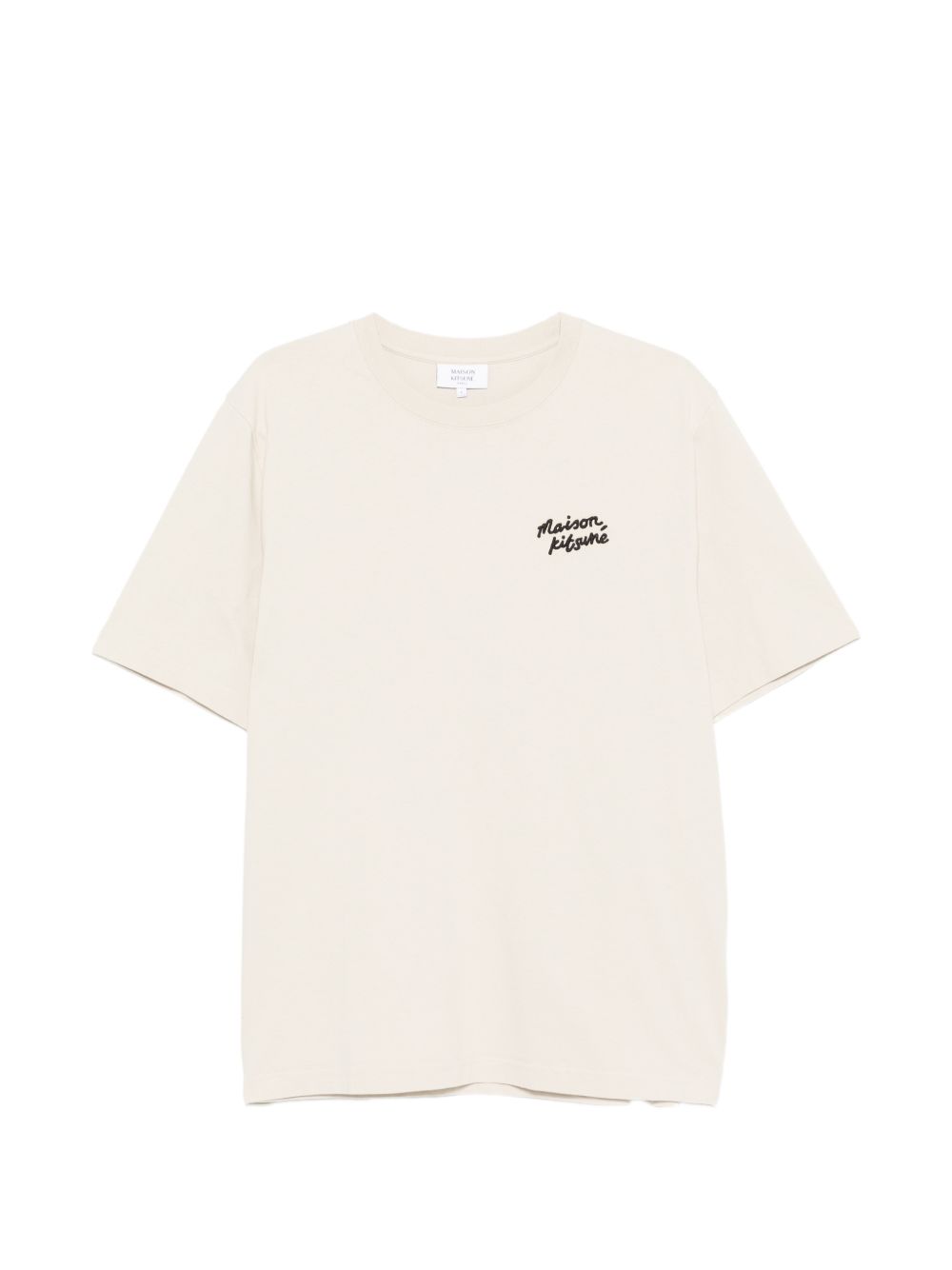 MAISON KITSUNE T-shirts and Polos Beige Organic Cotton