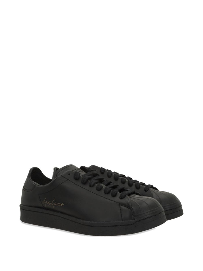 Y-3 Sneakers Black Calf Leather